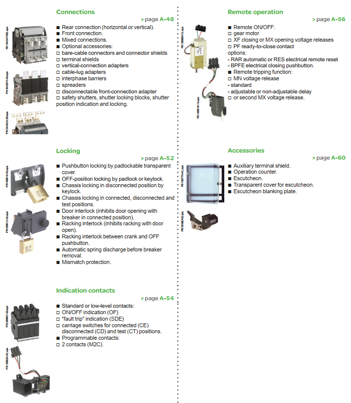 ACB Schneider MasterPact NT/NW Series (630~6300A) - Mitatech.vn